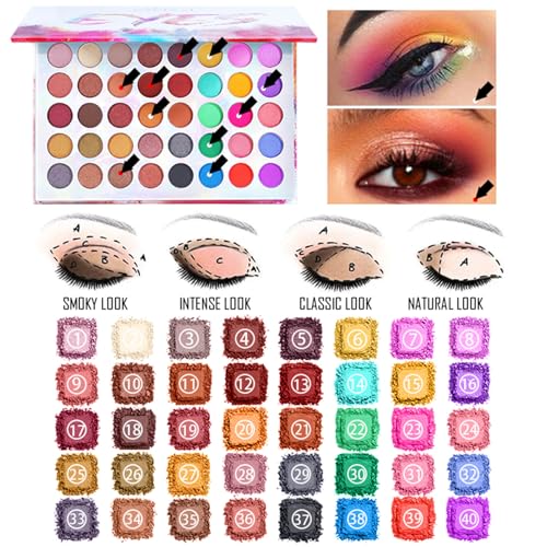 All in One Makeup Kit for Women Full Kit, Valentine's Day Gifts for Women Girls, Makeup Essential Bundle Include Eyeshadow Palette Lipstick Blush Foundation Concealer Mascara Eyebrow Pencil