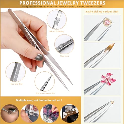 Refillable Rhinestone Picker Tool Kit - 2 Diamond Painting Pens & Accessories