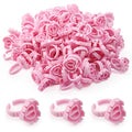 Autdor 500Pcs Pink Glue Rings for Eyelash Extensions