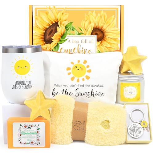 Get Well Soon Gift Basket for Women, 9pc Care Package