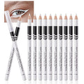 White Eyeliner Pencils Set, 12 Pack Waterproof Eye Brightener