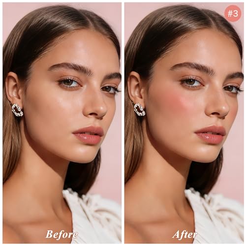 3-Color Blush Palette | Waterproof Powder Blush for All Skin Tones