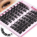 D Curl Lash Clusters Russian Eyelash Extensions 14-18mm