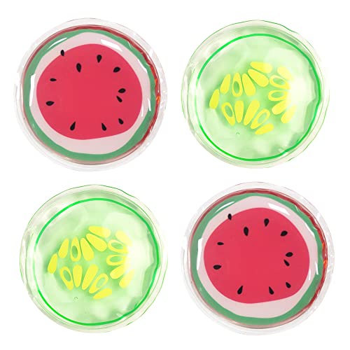 Reusable Hot Cold Eye Pads for Puffiness Relief (4 Pack)
