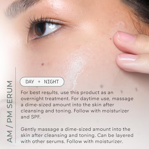 COSMEDIX Reboot Overnight Face Serum with Hydration Complex - Lightweight Anti-Aging Probiotic-Packed Facial Serum for Fine Lines, Wrinkles & Uneven Skin - Moisturizing Night Serum for All Skin Type