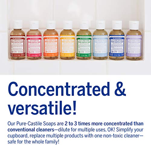 Dr. Bronner's Pure-Castile Liquid Soap, Baby Unscented, 2 oz