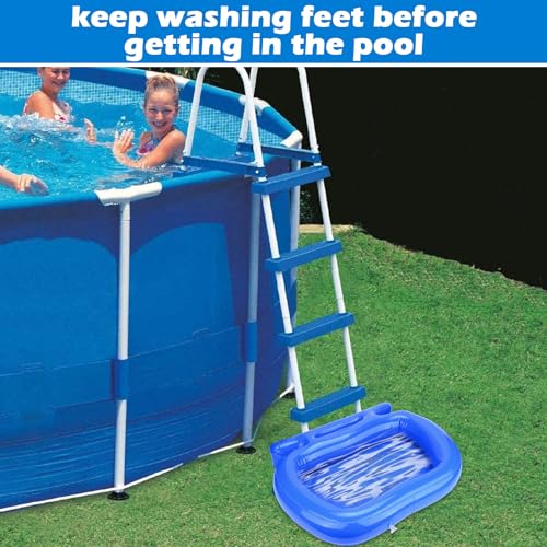 Inflatable Foot Bath Basin for Pool and Spa - Easy Clean Feet