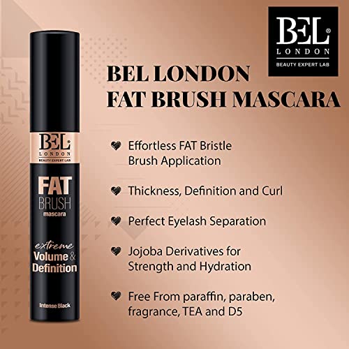 BEL London Fat Brush Mascara - Extreme Volume & Definition