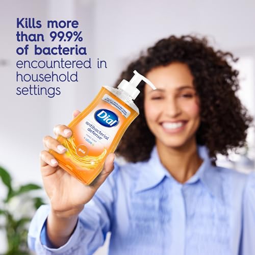 Dial Antibacterial Liquid Hand Soap with Aloe, Gold Scent, 11 oz (Pack of 4)