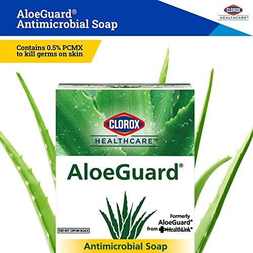 Clorox Healthcare AloeGuard Antimicrobial Soap, 27 Fl Oz Antimicrobial Hand Soap Pouch in Box | Antimicrobial Hand Soap Washes Germs on Skin | AloeGuard Hand Soap