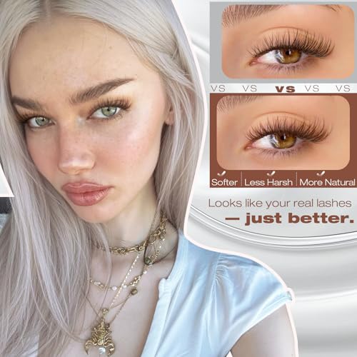 Natural Brown Lash Clusters - 8-14mm Wispy Individual Lashes