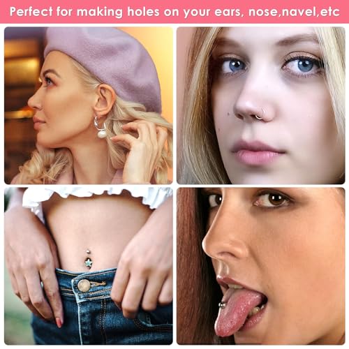 Professional Ear Piercing Gun Kit with Stainless Steel Studs