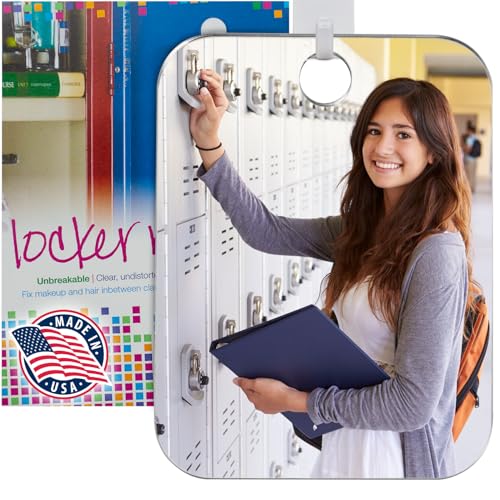Shave Well Locker Mirror - Travel-Friendly Full-Face Design
