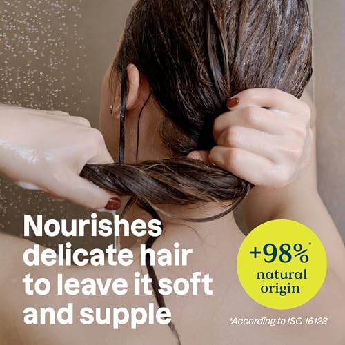 Bundle of ATTITUDE Extra Gentle and Volumizing Shampoo and Conditioner for Sensitive Skin Enriched with Oat, EWG Verified, Hypoallergenic, Vegan and Cruelty-free, Unscented, 32 Fl Oz