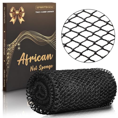 African Net Sponge with Knots - 70 Inch Exfoliating Body Scrubber