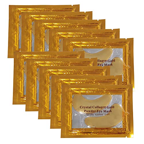 Vandarllin24K Gold Powder Gel Collagen Under Eye Masks Sheet Patch, Remove Bags,Dark Circles &Puffiness,Reduce Wrinkle,Moisturising,Hydrating for Blackheads (30 Pairs)