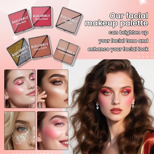 KAICOERLY Comprehensive Makeup Kit for Beginners & Professionals