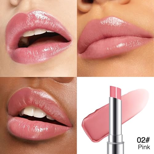 Pink Tinted Lip Balm for Hydration & Shine - Vegan Formula
