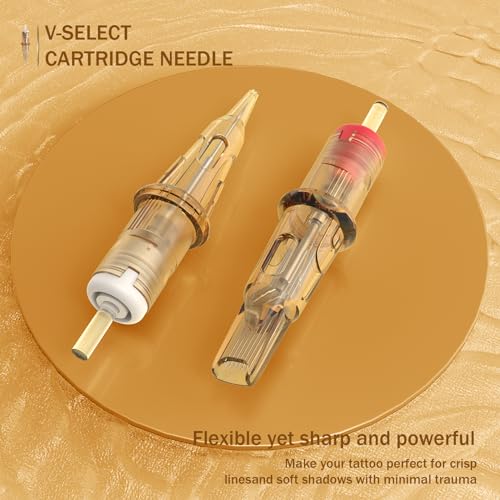 Disposable Tattoo Needles - 20Pcs #12 Round Liner Cartridges