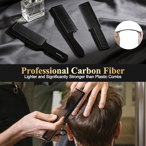 16-Piece Professional Barber Comb & Brush Set with Spray Bottle