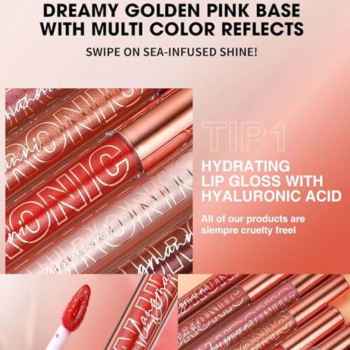 Plumping Lip Gloss - 8 Shades, Long-Lasting & Moisturizing