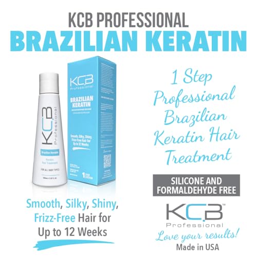 Brazilian Keratin Hair Treatment Kit - Straightening & Frizz Control
