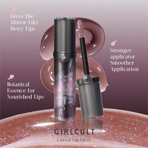 GIRLCULT High Shine Lip Gloss – Non-Sticky Nude (J821)