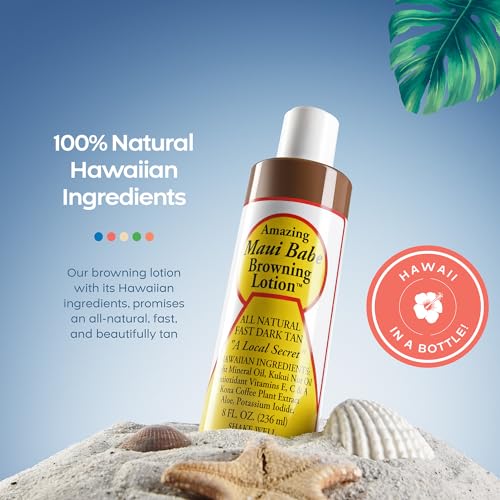 Maui Babe Browning Lotion Fast Dark Tan 8oz