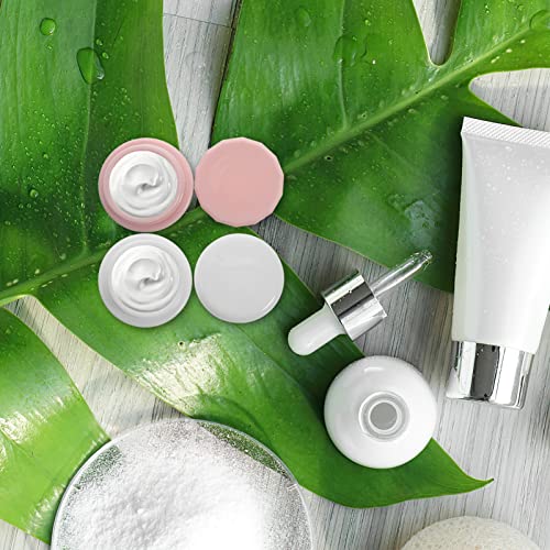 Beaupretty 12 Pieces Travel Containers Sets PP Cream Jars Small Plastic Refillable Box Cosmetic Empty Jar Portable Makeup Container with Lids, 3g