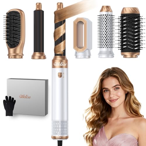 Ukliss 6-in-1 Hot Air Brush Hair Dryer - Professional Volumizer & Straightener