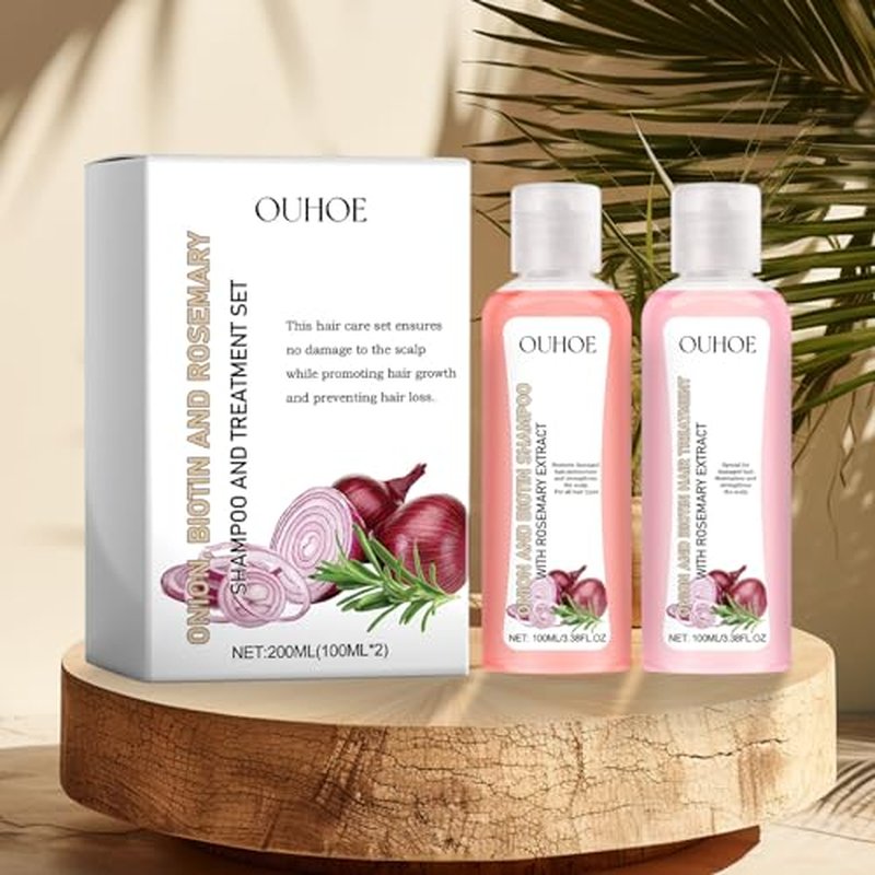 Aseawave Onion Biotin Rosemary Shampoo & Conditioner Set