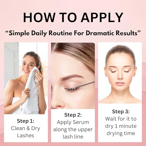 SpringLash Eyelash & Eyebrow Growth Serum with Biotin - Vegan & Cruelty-Free Lash Enhancer, 0.10 fl oz