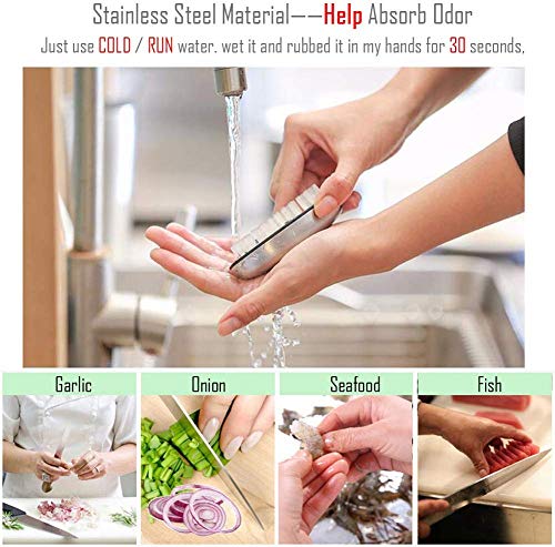 Stainless Steel Hand & Nail Brush Cleaner for Odor Removal