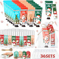 144 Pcs 36 Sets Christmas Hand Cream and Lip Balm Gift Bulk Set,Moisturizing Lip Balm Hand Lotion with Organza Bag Xmas Card, Holiday Birthday Party Favors Stocking Stuffers Gifts for Women