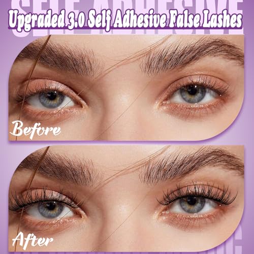 Self-Adhesive Eyelash Clusters Wispy 12-14MM No Glue