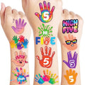 96 PCS Hi Five Temporary Tattoos for Kids | Waterproof