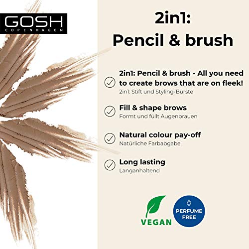 Gosh Eyebrow Pencil Grey/Brown