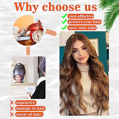 Hair Extensions Wavy 7 PCS Clip in 24" Long and Thick 170g Synthetic