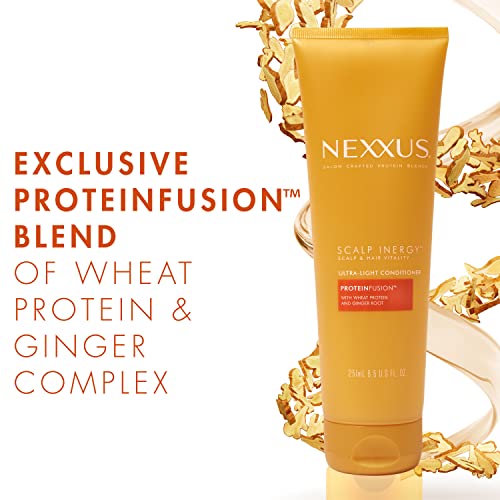 Nexxus Scalp Inergy Ultra-Light Conditioner For Volume, Lightweight Clarifying 8.5 Oz