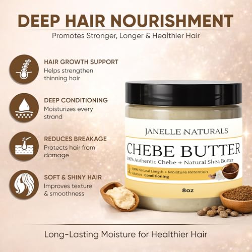 Chebe Butter with Shea - Hair Growth & Moisture Seal 8 oz