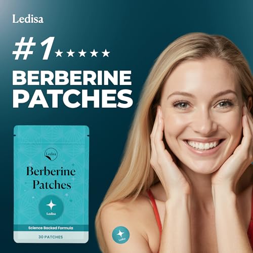 Berberine Patches with L-Glutamine & Garcinia Cambogia - 30 Day Supply