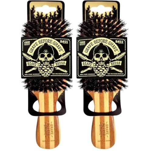 Grave Before Shave Beard Brush (Pack of 2)