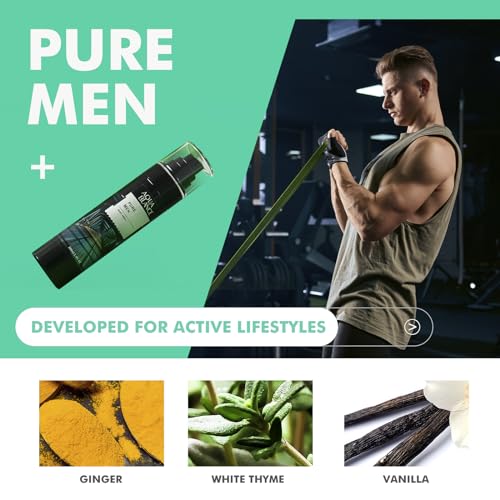AQUA BLANCE Men's Body Spray Mist, 3-Pack (3.4 Fl Oz)