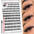 Self-Adhesive Eyelash Clusters 144PCS - 8-16MM Wispy Lashes