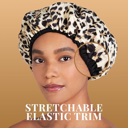 Betty Dain Waterproof Shower Cap, Reversible Oversized Terry