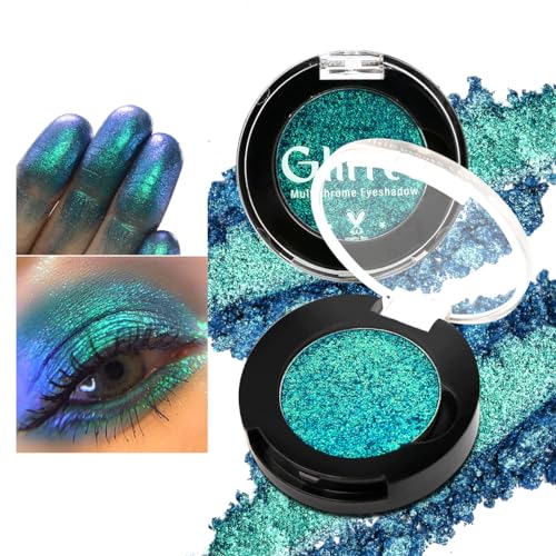 Green Multichrome Eyeshadow - Waterproof Shimmer Duochrome