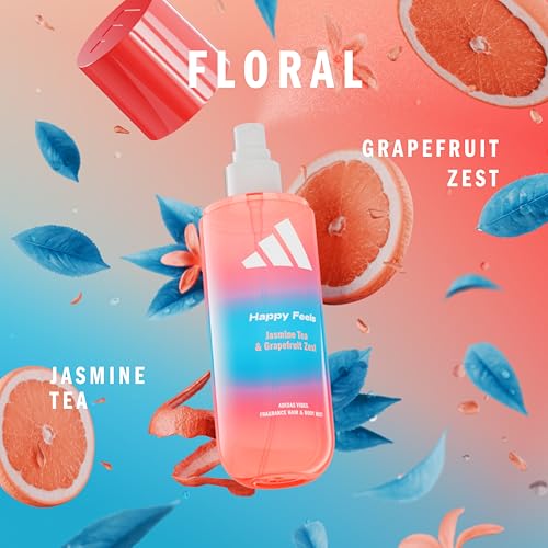 adidas Vibes Happy Feels Fragrance Hair & Body Mist for Women - 7.9 oz