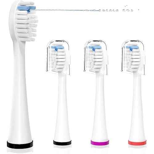 Replacement Heads for WaterPik Sonic Fusion SF-01/SF-02/SF-03/SF-04,Replacement Brush Heads Compatible with WaterPik Sonic Fusion 2.0 Flossing Toothbrush with Cover