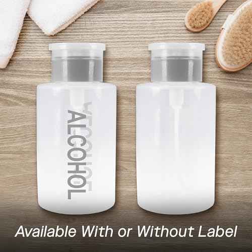 9oz Gray Push Down Pump Dispenser Empty Refillerble Bottle with Flip Top Cap - for Nail Polish, Travel, Cosmetics Packaging