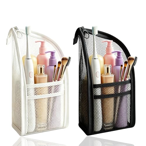 Portable Standing Toiletry Bag - Lightweight Travel Cosmetic Organizer